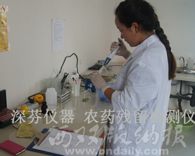 勐?？h加大蔬菜農(nóng)藥殘留檢測